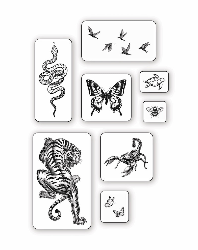 All Great Creatures Pack - 7 Tattoos