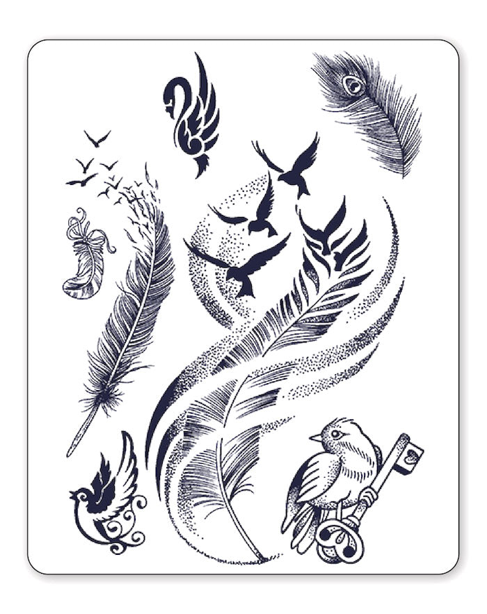 Feathered