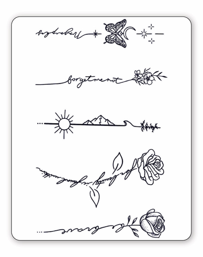 Life is Beautiful Pack - 5 Tattoos