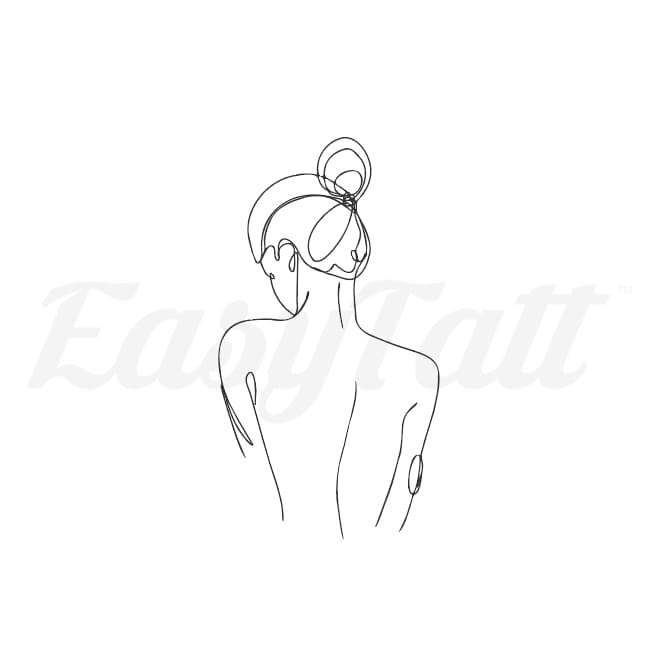 A Woman’s Beauty - Temporary Tattoo