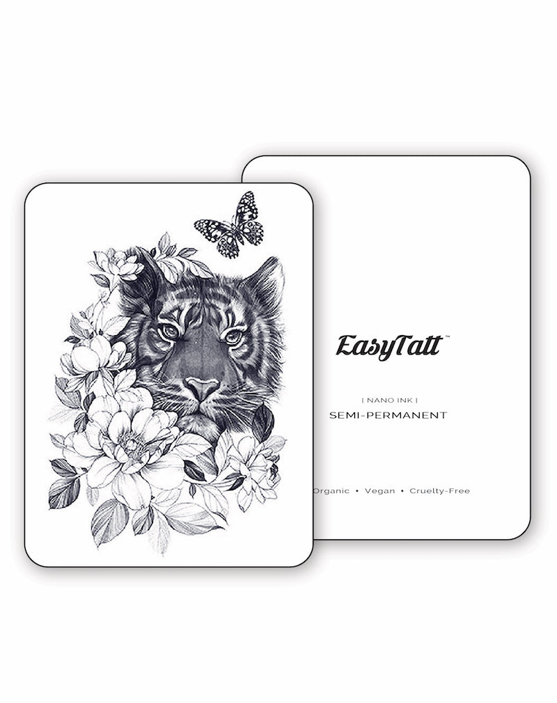 Beautiful Tiger - Semi-Permanent Tattoo