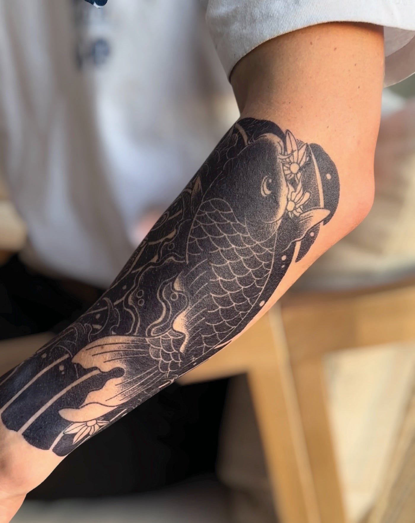 Japanese Koi - Half Sleeve