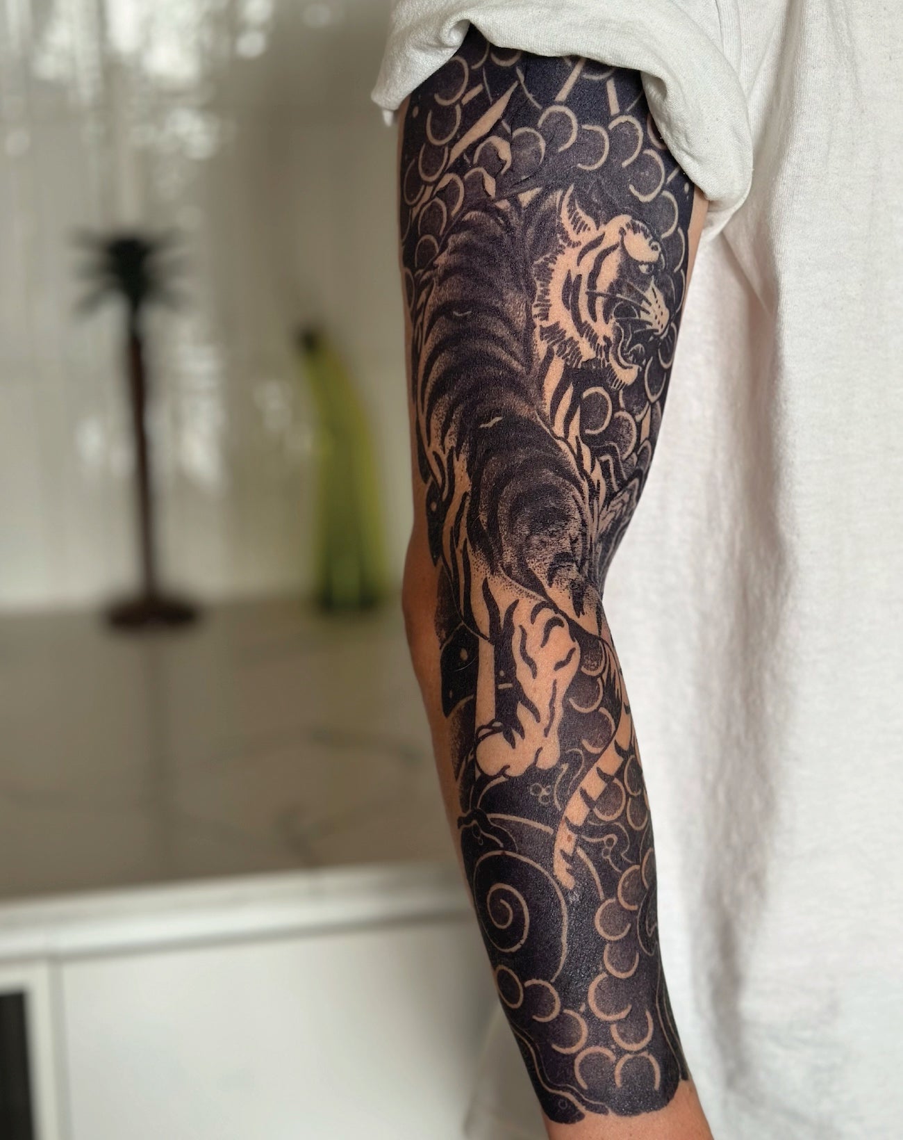Japanese Tiger - Temporary Tattoo | 1-2 Week Semi-Permanent Tattoo