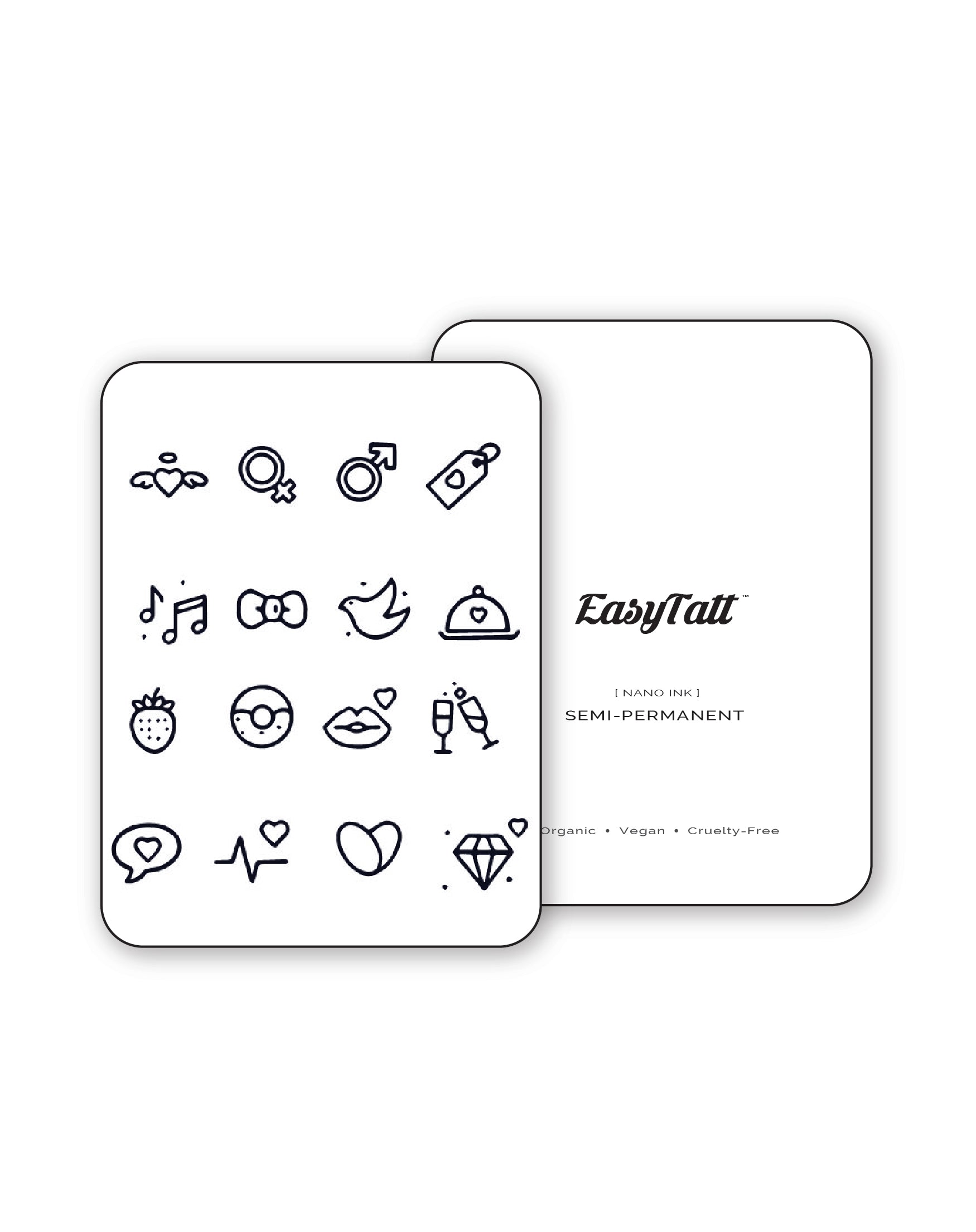 (16 Tattoos) Little Pleasures - Semi-Permanent Tattoos