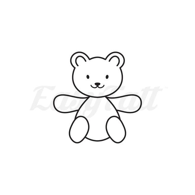 Teddy Bear - Temporary Tattoo