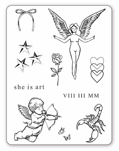 (Limited Bundle Offer!) Molly Cook - Divine Feminine #1 & #2 - Semi-Permanent Tattoos