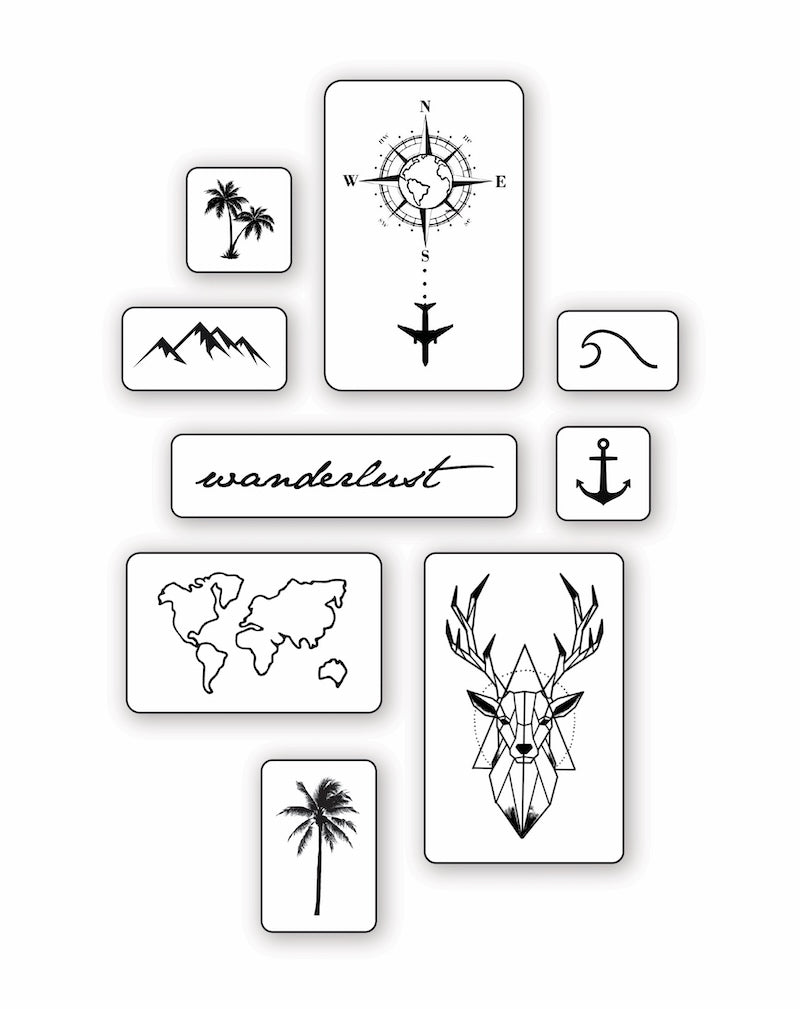 Adventurer Pack - 9 Tattoos