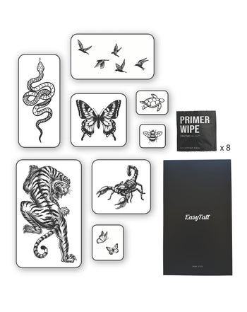 (7 Tattoos) All Great Creatures  - Semi-Permanent Tattoos