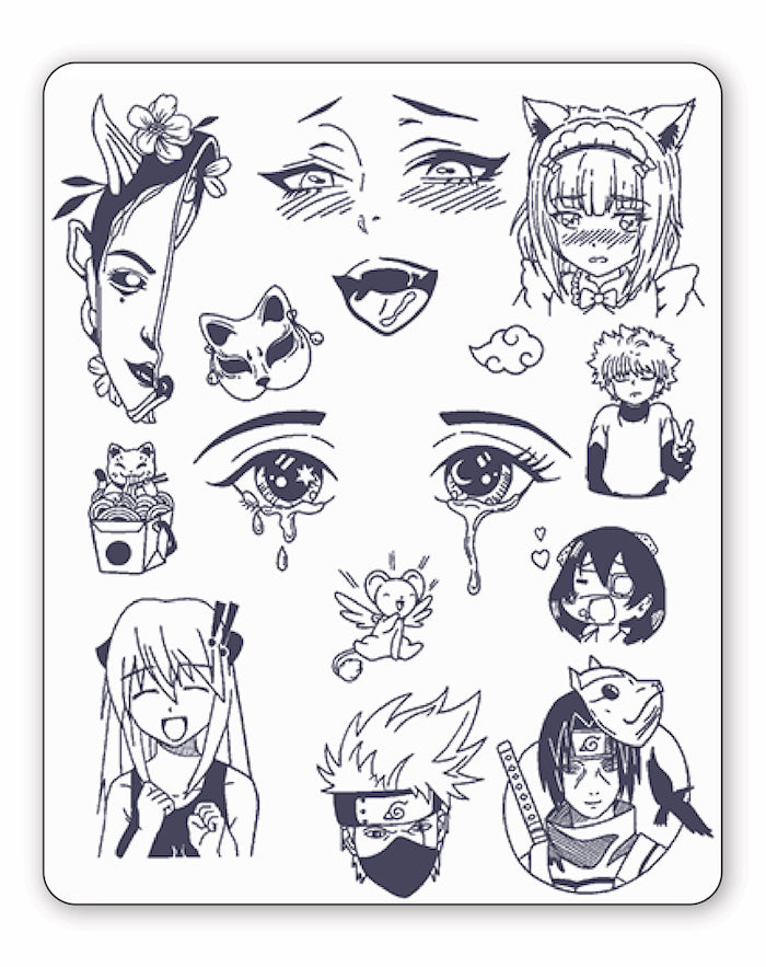 (14 Tattoos) Anime Tears