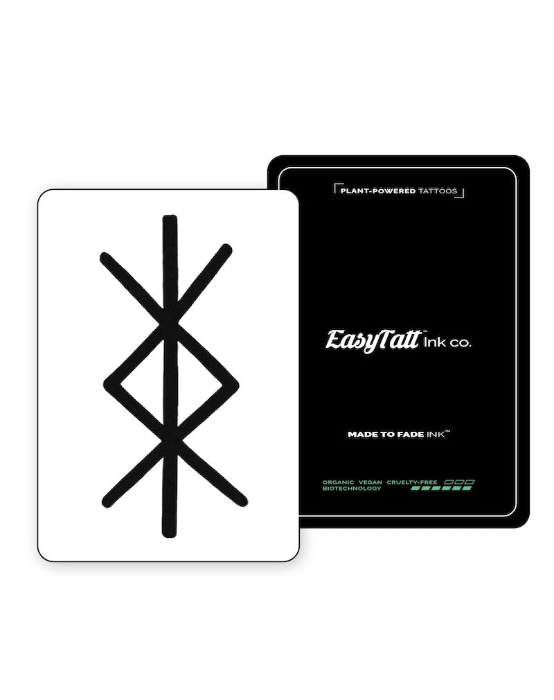 Axis Rune Temporary Tattoo | 1-2 Week Semi-Permanent Tattoo | by EasyTatt™