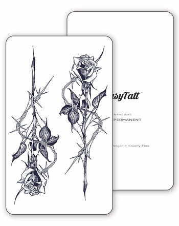 Barbed Wire Roses - 2 Tattoos