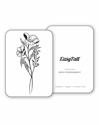 Beautiful Flowers - Semi-Permanent Tattoo