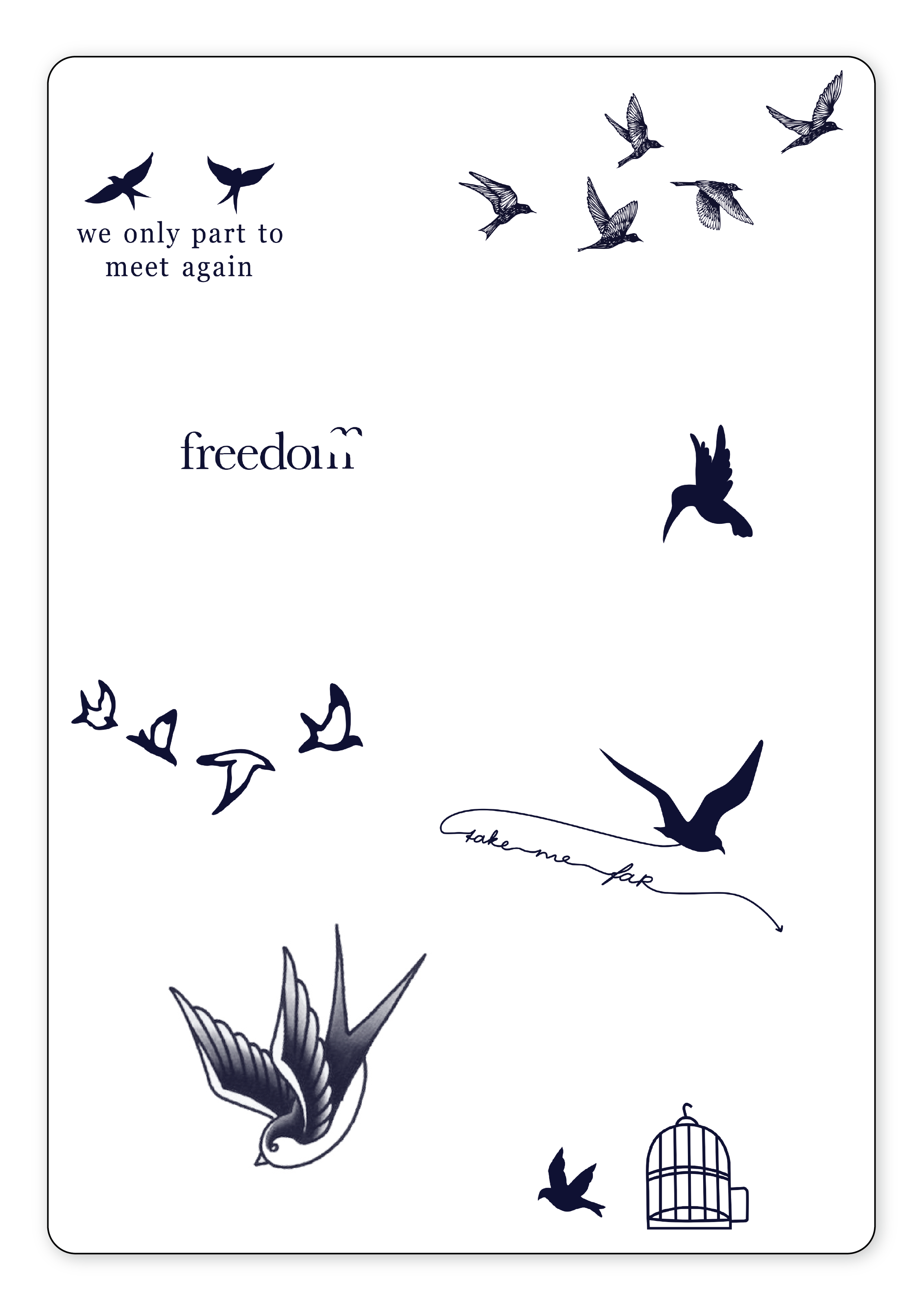 Bird is the Word - 8 Tattoos