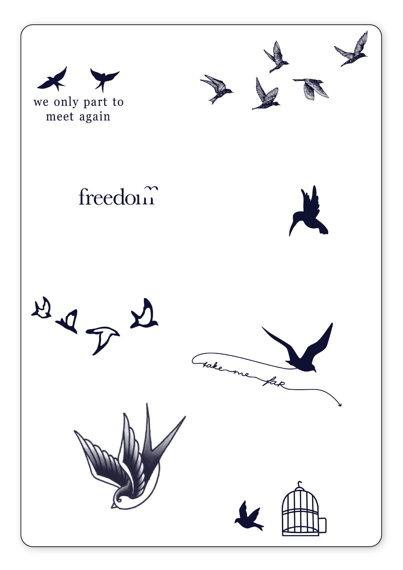 (8 Tattoos) Bird is the Word
