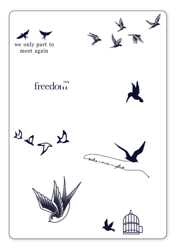 Bird is the Word - 8 Tattoos