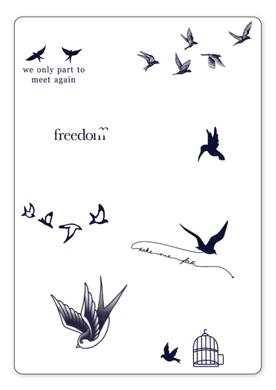 (8 Tattoos) Bird is the Word