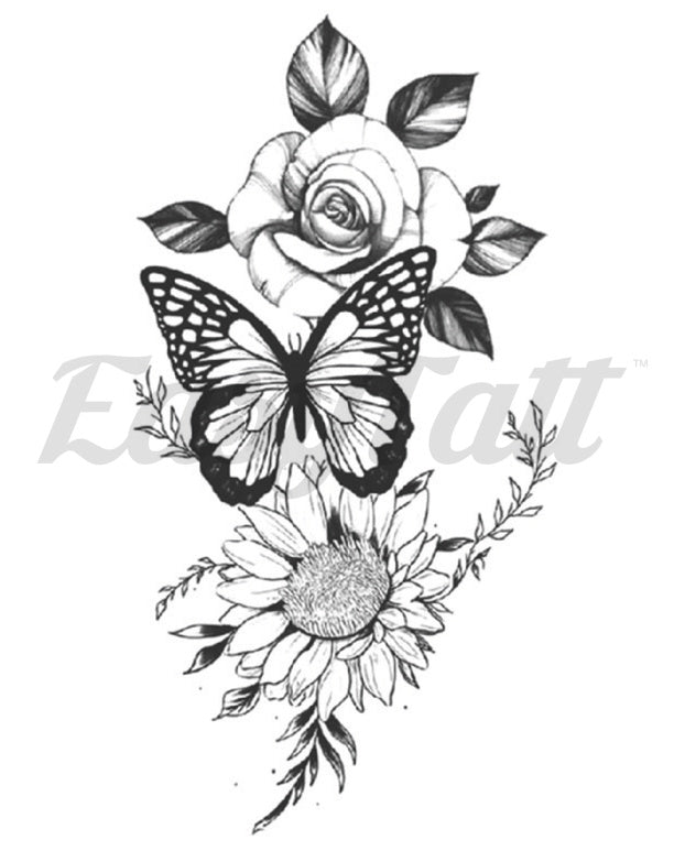 Butterfly Sunflower