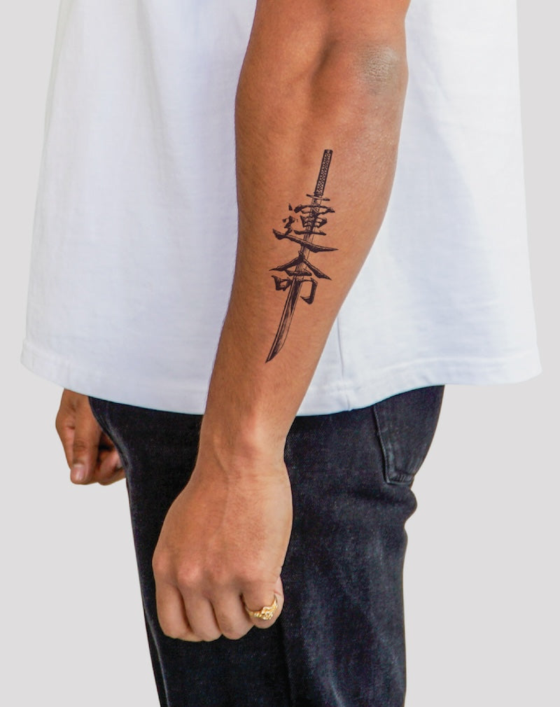 Chosen Sword - Semi-Permanent Tattoo
