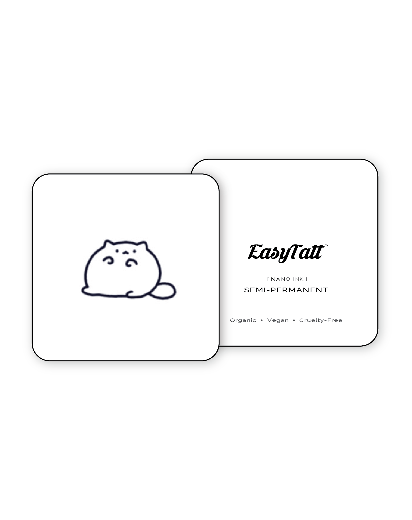 Chunky Kitty - Semi-Permanent Tattoo