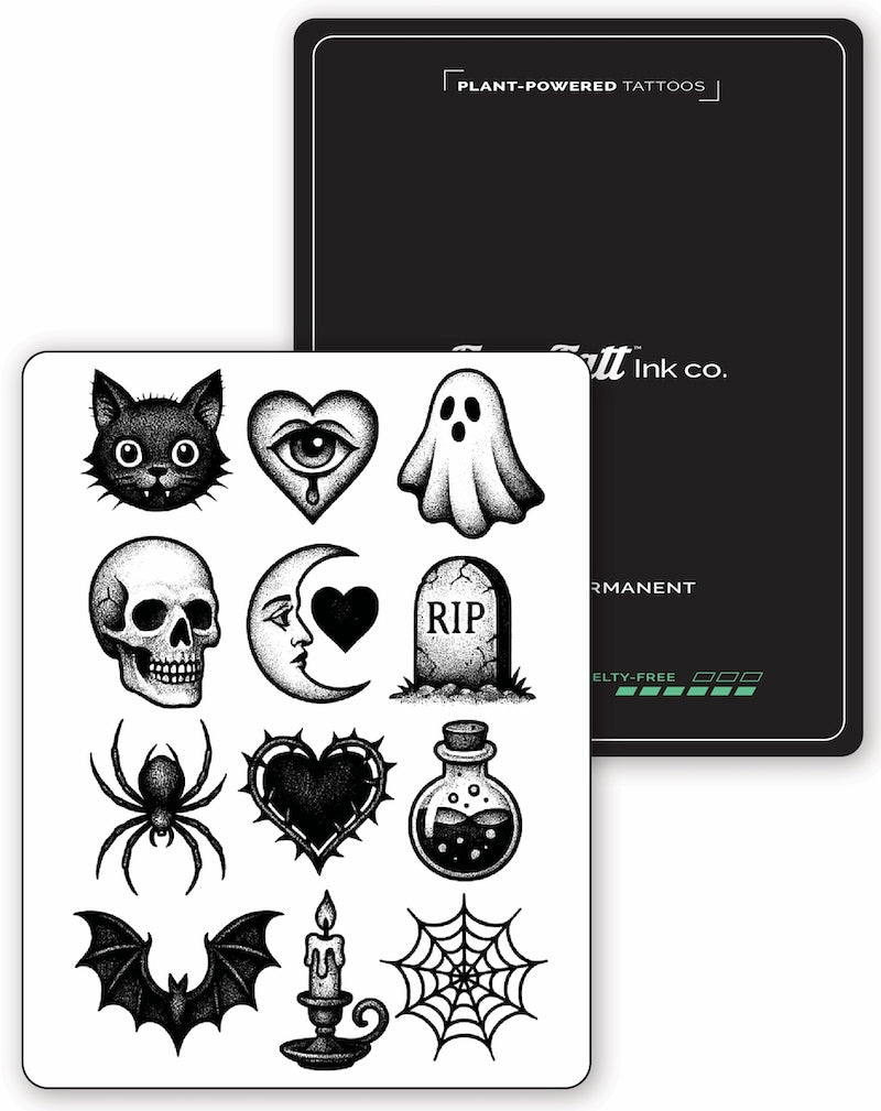 Dark Theory - Semi-Permanent Tattoo (12 Tattoos)