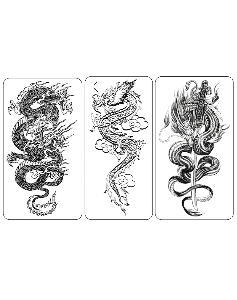 (Half Sleeves Pack) Dragon Trio 2