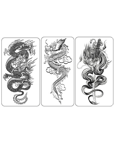 (Half Sleeves Pack) Dragon Trio 2