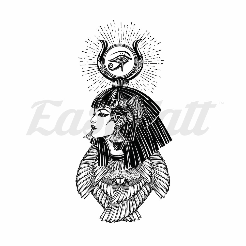 Egyptian Goddess - Temporary Tattoo