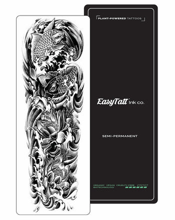 (Full Sleeve) Koi Flow - Semi-Permanent Tattoo