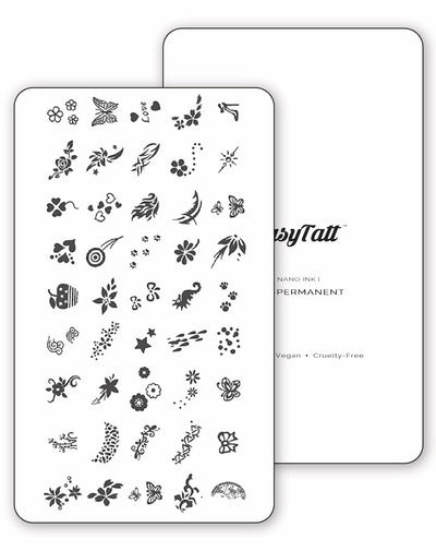 (45 Tattoos) Little Garden - Semi-Permanent Tattoos