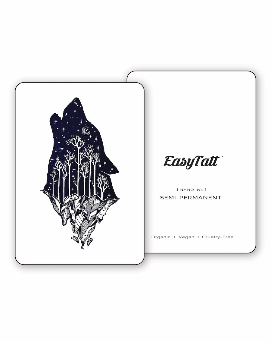 Midnight Howl - Semi-Permanent Tattoo