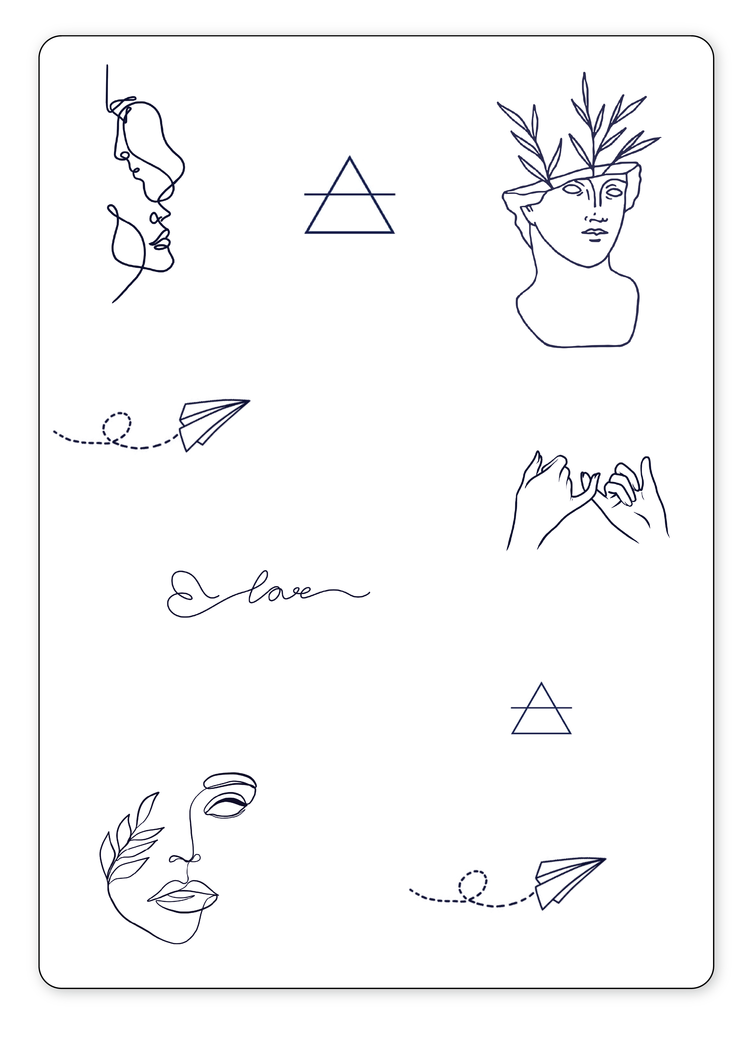Minimalist - 10 Tattoos