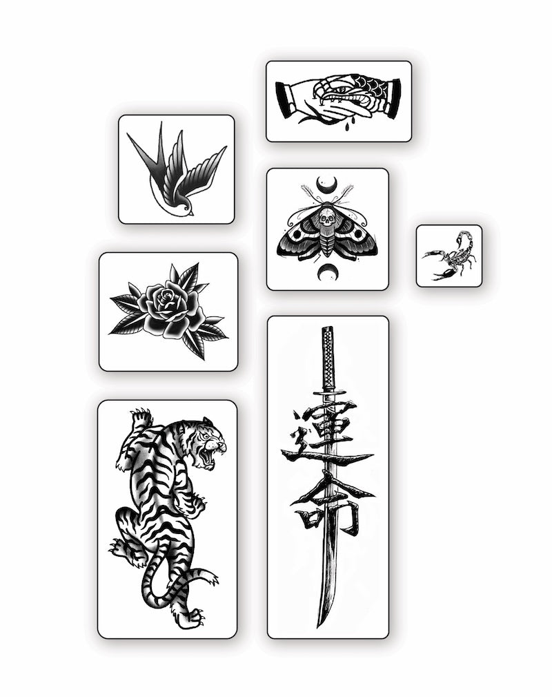 Mix it Up Pack - 7 Tattoos