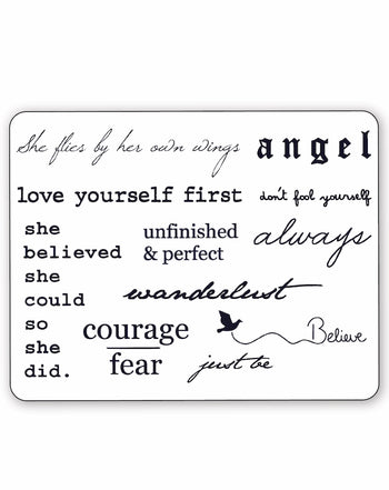 (11 Tattoos) Wise Words - Semi-Permanent Tattoos