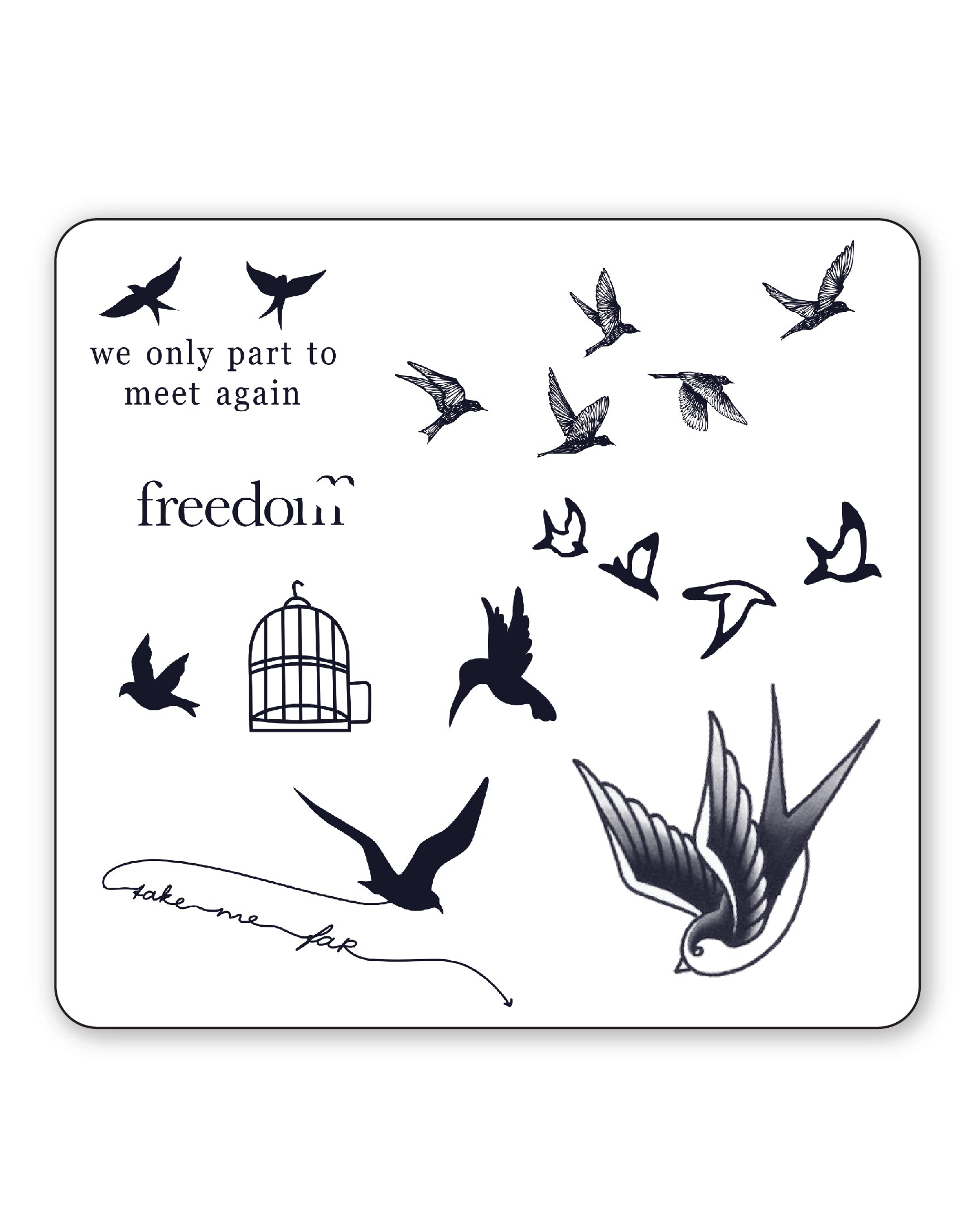 Bird is the Word - 8 Tattoos