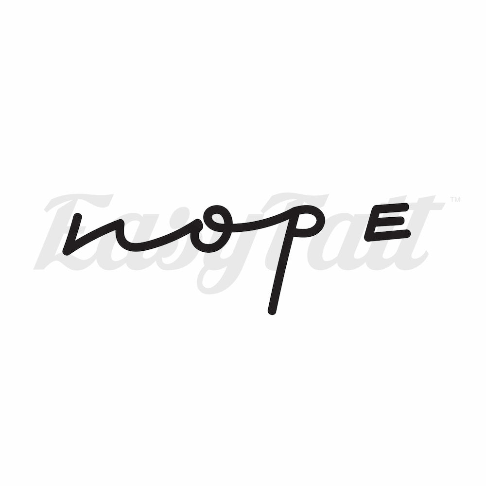 Nope - Temporary Tattoo