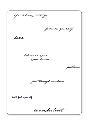 (8 Tattoos) Notes to self - Semi-Permanent Tattoos