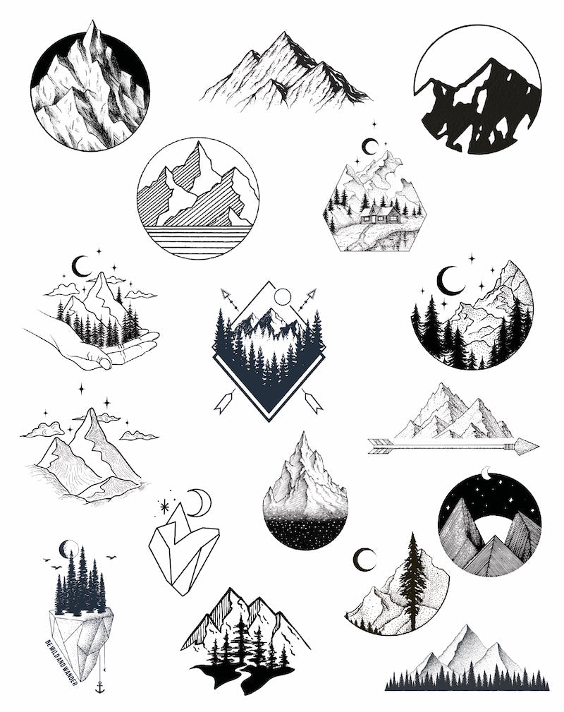 (17 Tattoos) Peaks