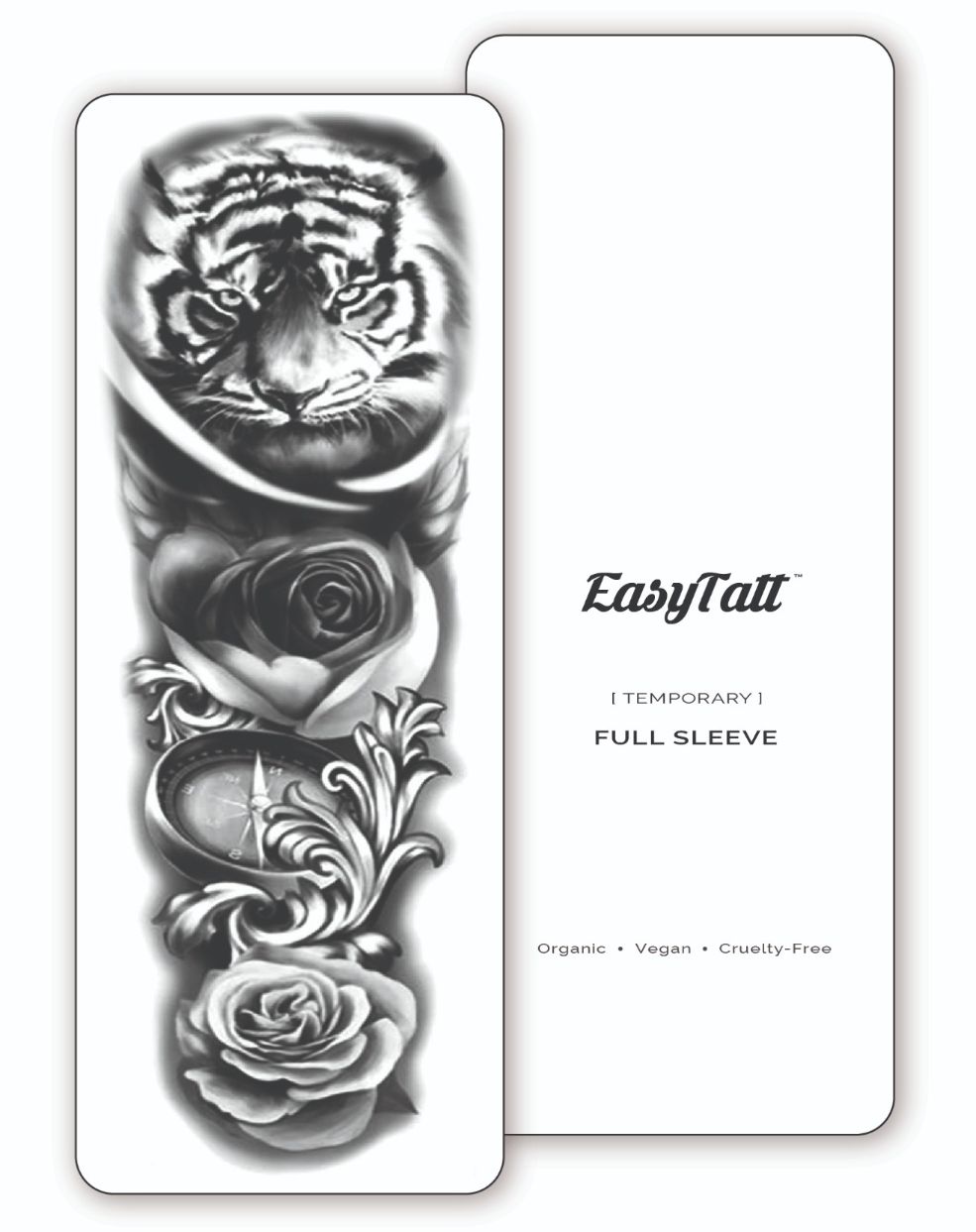 (Full Sleeve) Predator - Temporary Tattoo