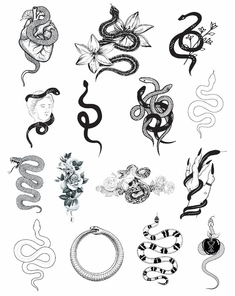 (15 Tattoos) Snake Pit Pack