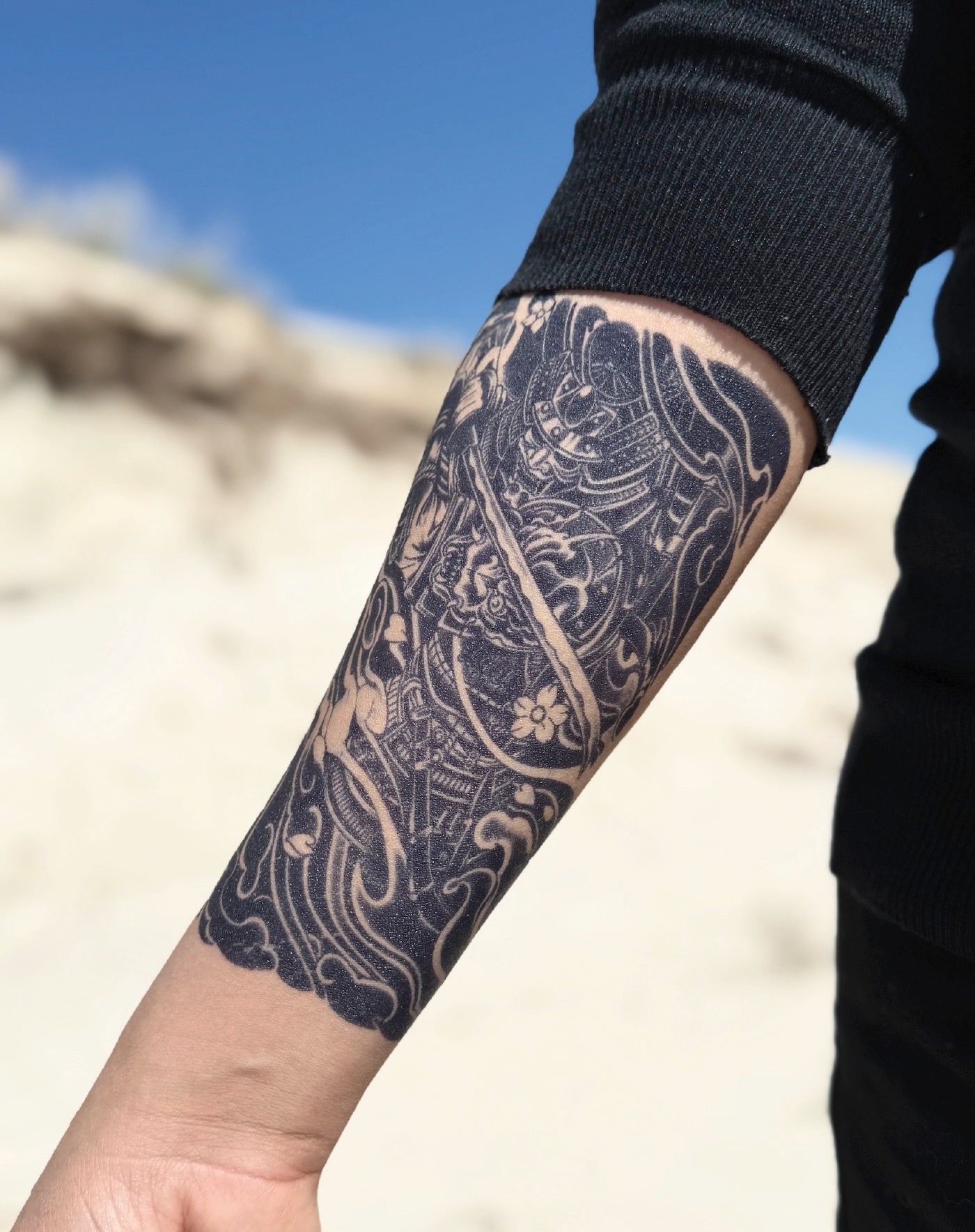 Samurai Warrior - Semi-Permanent Tattoo