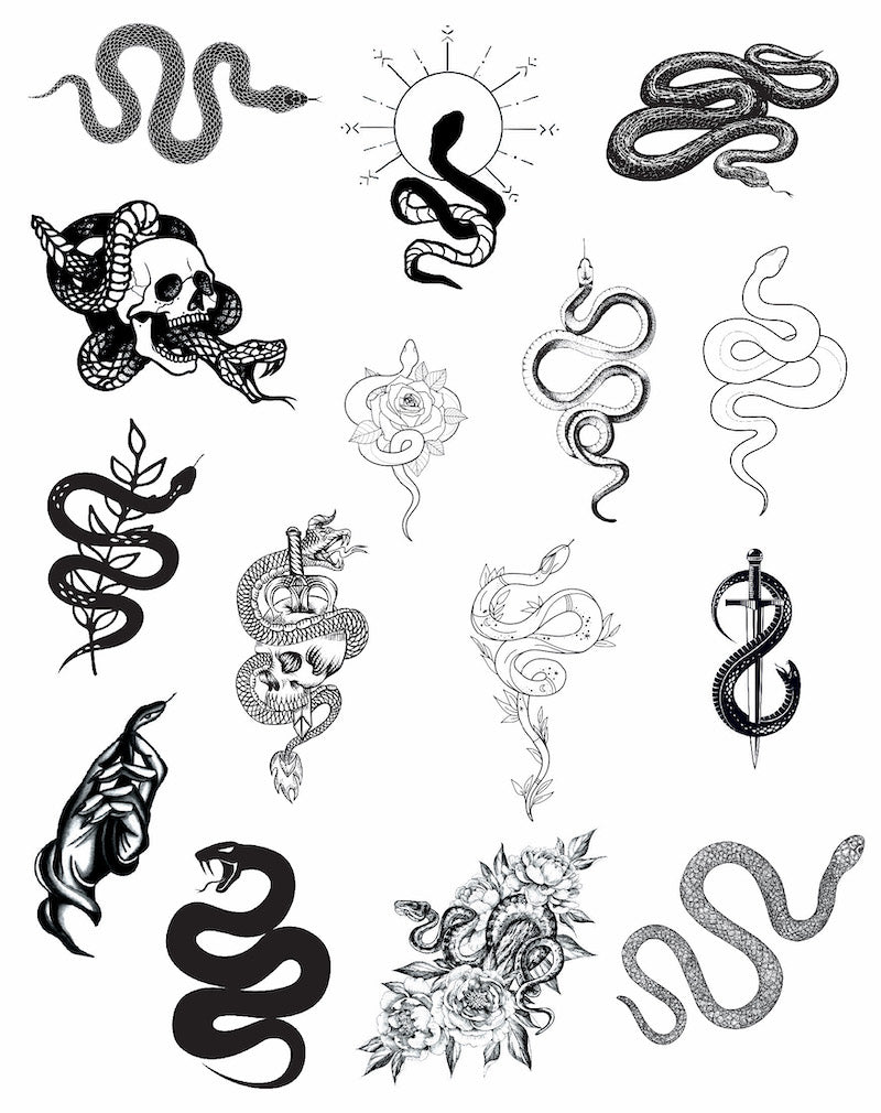 (15 Tattoos) Serpents