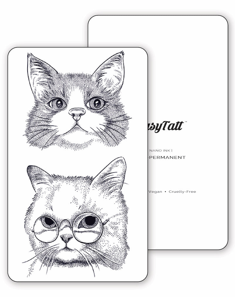 Smart Cats - Semi-Permanent Tattoos