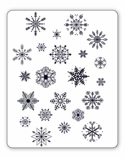 (22 Tattoos) Snowflakes - Semi-Permanent Tattoos