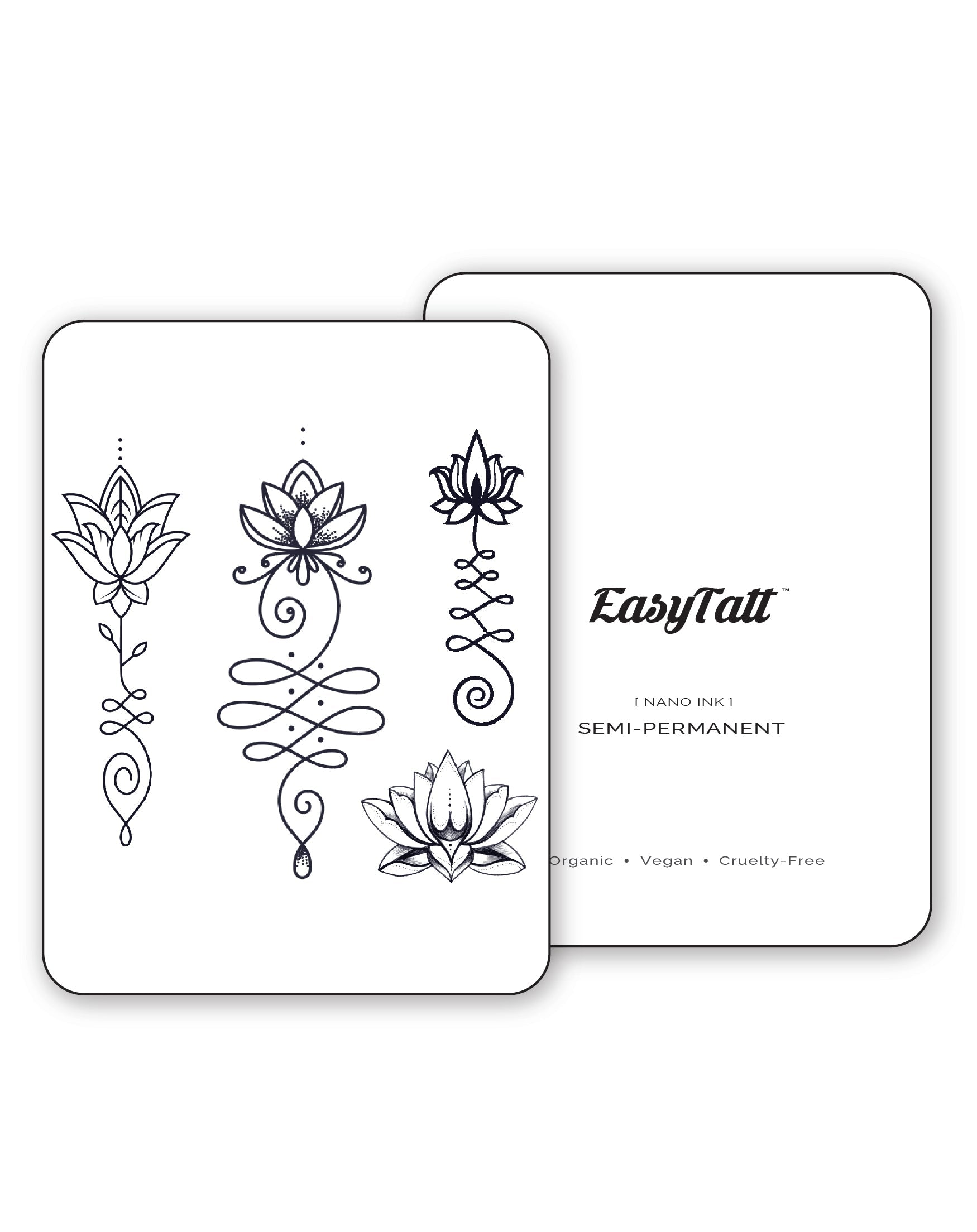 (4 Tattoos) Enlightenment - Semi-Permanent Tattoos