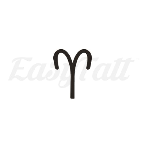 Aries - Temporary Tattoo