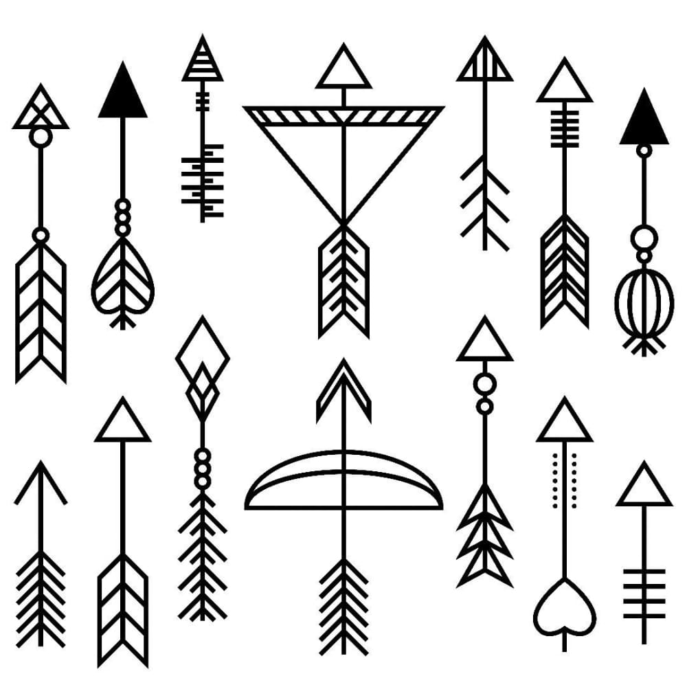 Arrow Set - Temporary Tattoo