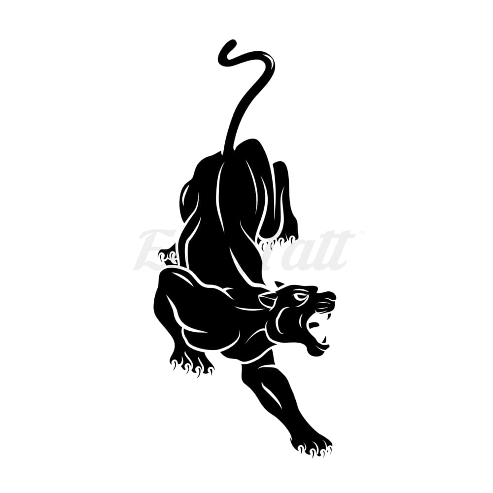 Black Panther - Temporary Tattoo