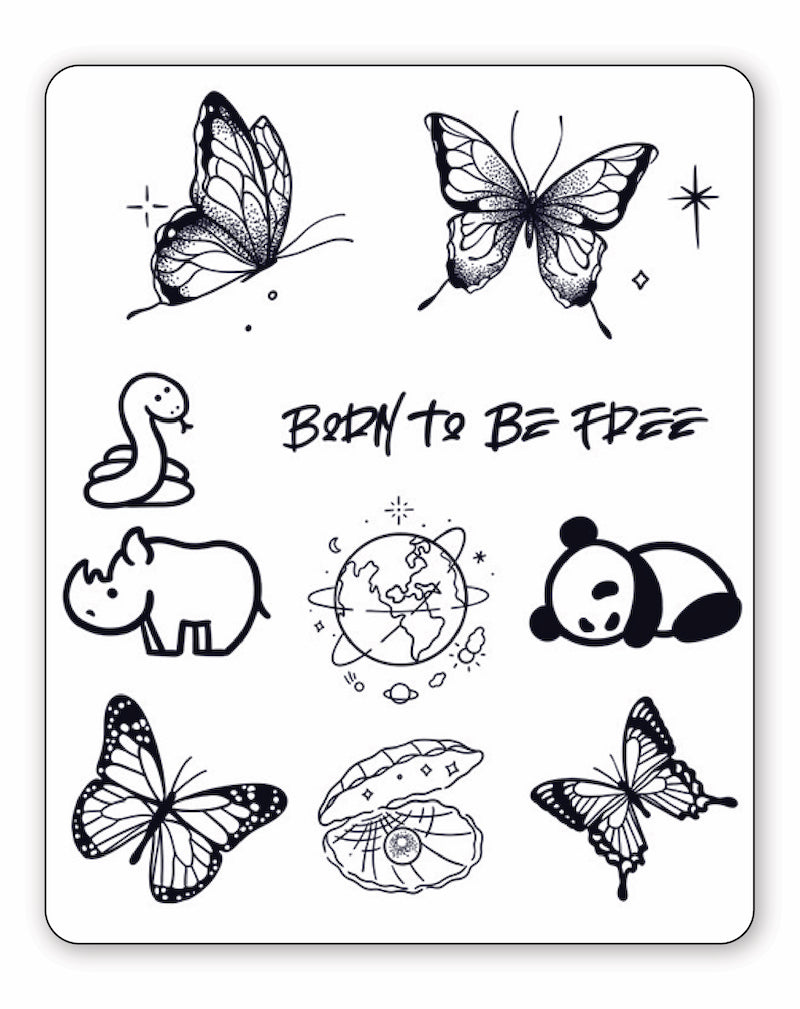 Born to be Free - Semi-Permanent Tattoos