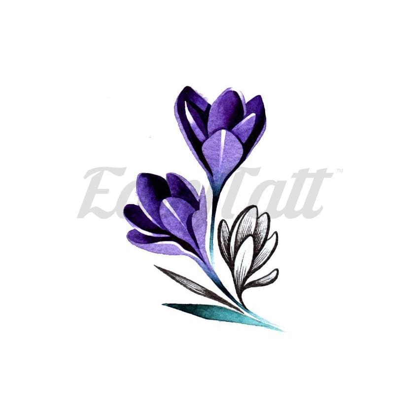 Bright Purple Flower - By Lenera Solntseva - Temporary