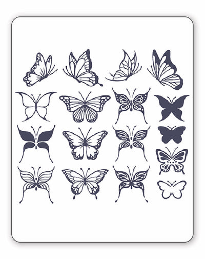 (17 Tattoos) Butterfly Varieties - Semi-Permanent Tattoos